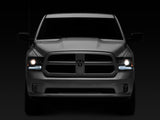 Raxiom 09-18 Dodge RAM 1500 LED Halo Headlights w/Switchback Turn Signals- Blk Housing (Clear Lens)