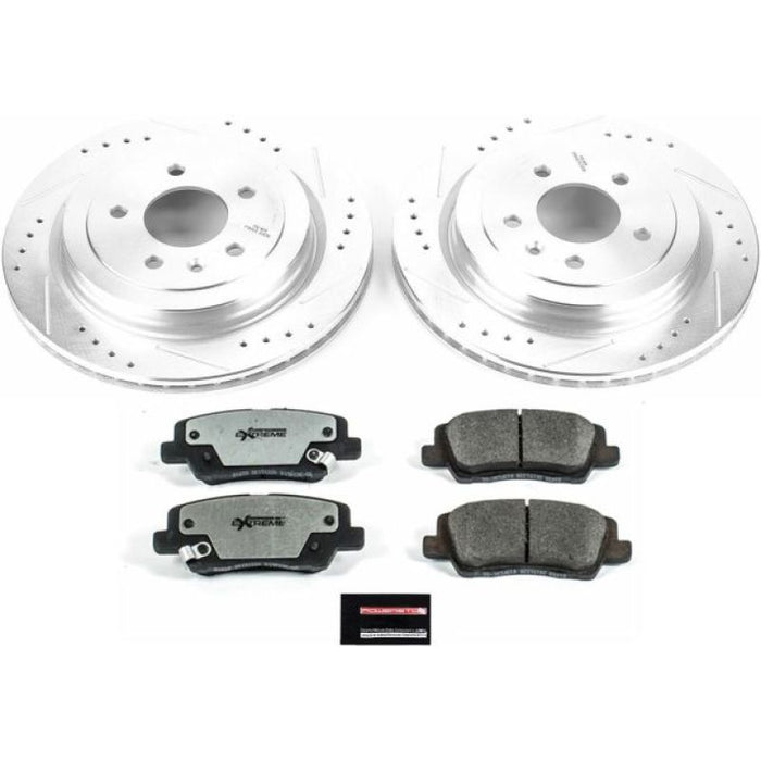 Kit de freins arrière Power Stop 13-15 Cadillac ATS Z26 Street Warrior