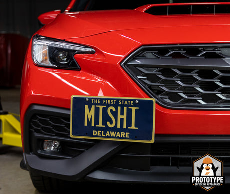 Kit de relocalisation de plaque d'immatriculation Mishimoto pour Subaru WRX 2022+