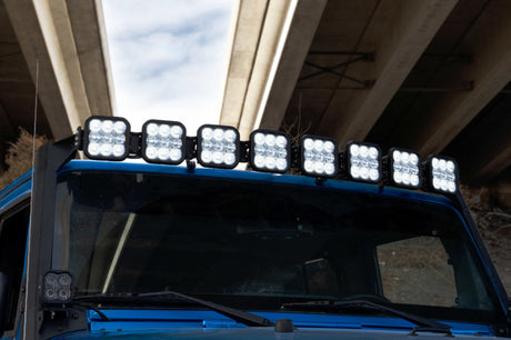Kit de barre lumineuse combo jaune pour pare-brise Jeep JK SS5 Pro CrossLink de Diode Dynamics