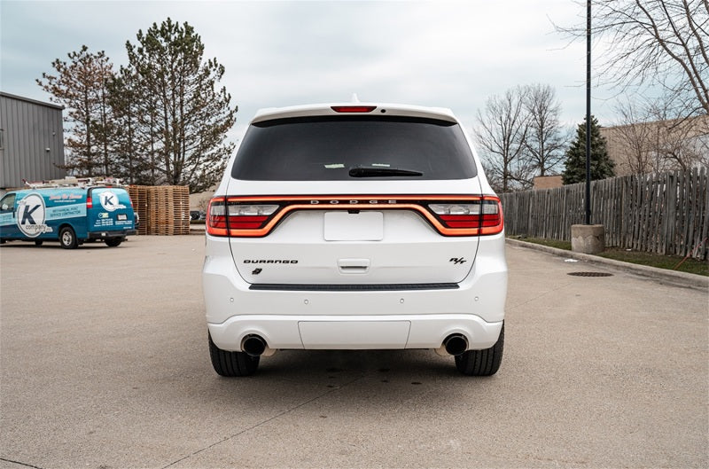 Corsa 11-23 Dodge Durango Xtreme 2,5 pouces Cat-Back double sortie arrière avec embouts PVD noirs simples de 4,5 pouces