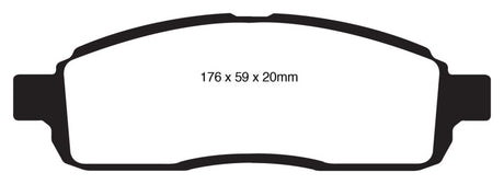 EBC 09 Ford F150 4.6 (2WD) 6 Lug Ultimax2 Front Brake Pads