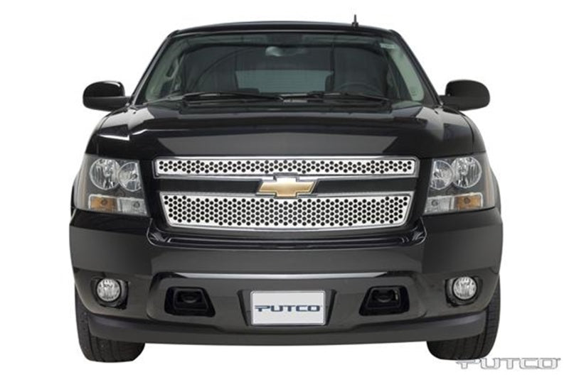 Grilles en acier inoxydable perforées Putco pour Chevrolet Tahoe / Suburban / Avalanche 07-14