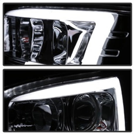 Phares de projecteur Spyder GMC Sierra 1500/2500/3500 99-06 V2 - DRL - Chrome PRO-YD-CDE00V2-LB-C