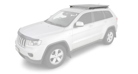Système de montage dorsal Rhino-Rack 11-21 pour Jeep Grand Cherokee WK2 4DR (avec rails de toit en métal) - Noir