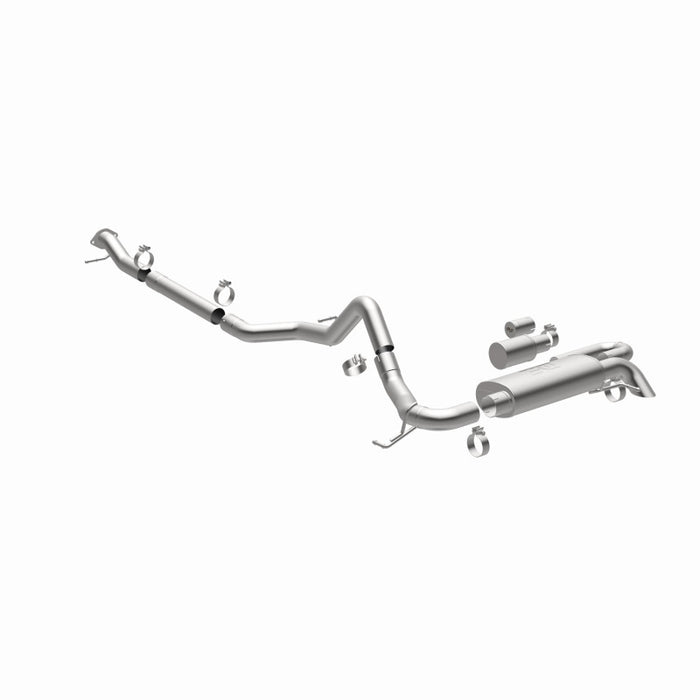 Échappement Cat-Back MagnaFlow 2021 Ford Bronco Overland Series avec sortie simple droite pour conducteur - Sans embout