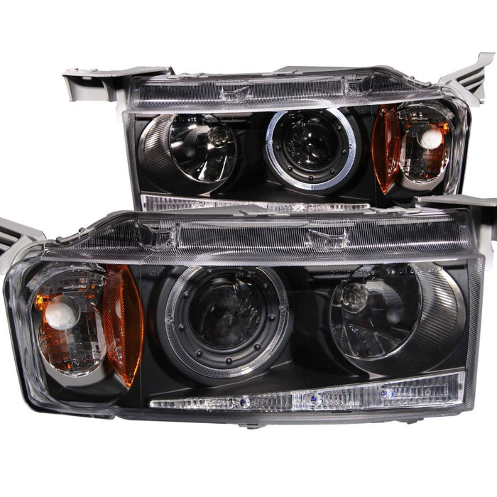 ANZO 2004-2007 Scion Xb Phares de projecteur avec Halo Black G2