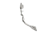 Corsa 2021-2025 Ford F-150 SuperCab/6.5in Bed 3.5L V6 Sport Cat-Back Single Side Exit-Polished