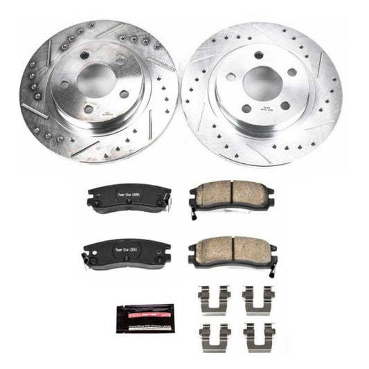 Power Stop 03-05 Buick Park Avenue Rear Z23 Evolution Sport Brake Kit