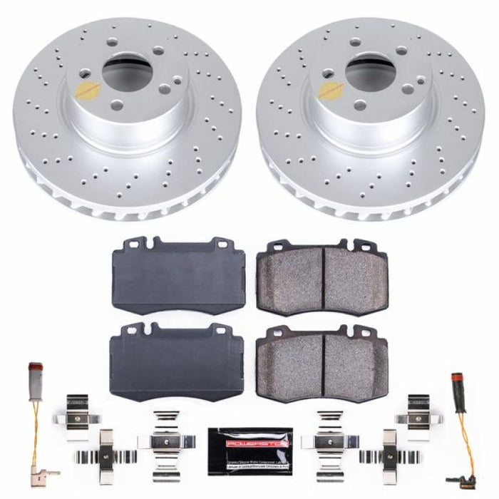 Kit de freins avant Power Stop 04-06 Mercedes-Benz E500 Z23 Evolution Sport Coated