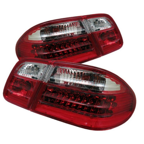Xtune Mercedes Benz W210 Classe E 96-02 Feux arrière à LED Rouge Clair ALT-CL-MBW210-LED-RC