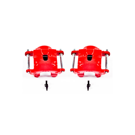 Étriers avant rouges Power Stop 78-85 Avanti II sans supports - Paire