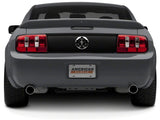 Raxiom 05-09 Ford Mustang Coyote Tail Lights- Chrome Housing - Red/Clear Lens