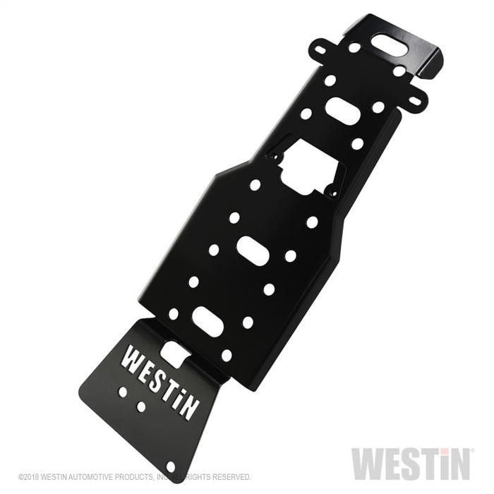 Plaque de protection de carter de transmission Westin/Snyper 07-11 Jeep Wrangler - Noir texturé