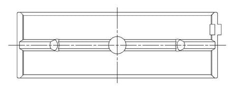 Ensemble de roulements principaux étroits de taille standard de 0,080 po pour Chevrolet V8 396/402/427/454 Race Series