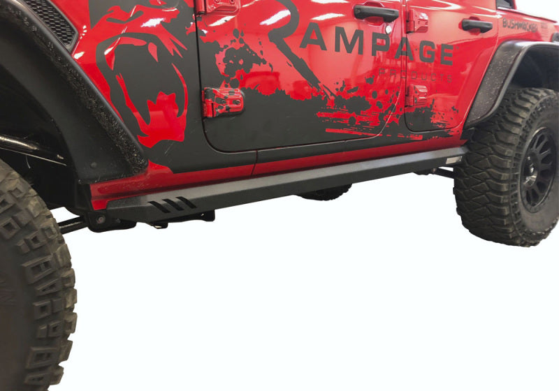 Rampage 2018-2019 Jeep Wrangler (JL) Unlimited Sport 4 portes Rock Rail - Noir