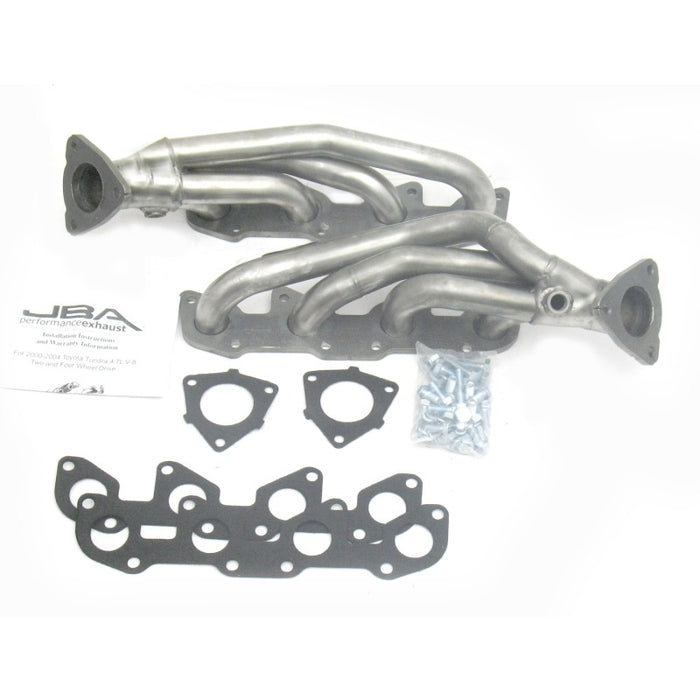 Collecteur d'échappement JBA 00-04 Toyota 4,7 L V8 1-1/2 po primaire brut 409SS Cat4Ward