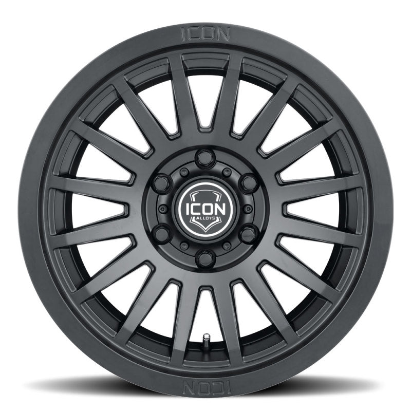Roue ICON Recon SLX 17x8,5 6x120 BP 0 mm de déport 4,75 pouces BS 67 mm d'alésage noir satiné