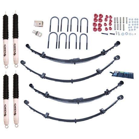 Kit de levage Rugged Ridge 4 pouces avec amortisseurs 87-95 Jeep Wrangler Jeep Wrangler YJ