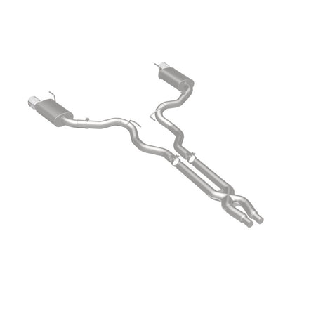 Catback MagnaFlow, SS, 3 po, Street, double embouts polis de 4,5 po, Ford Mustang GT V8 5,0 L 2015