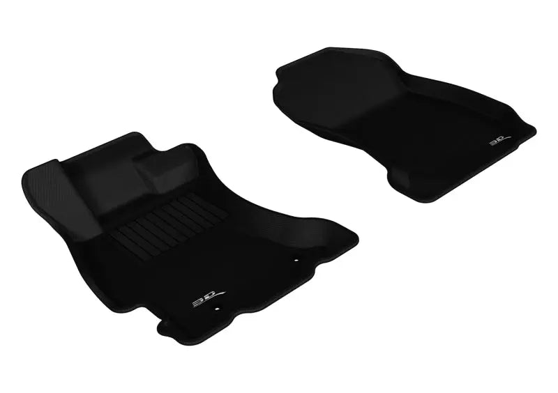 3D MAXpider 2014-2018 Subaru Forester Kagu 1st Row Floormat - Black 3D MAXpider