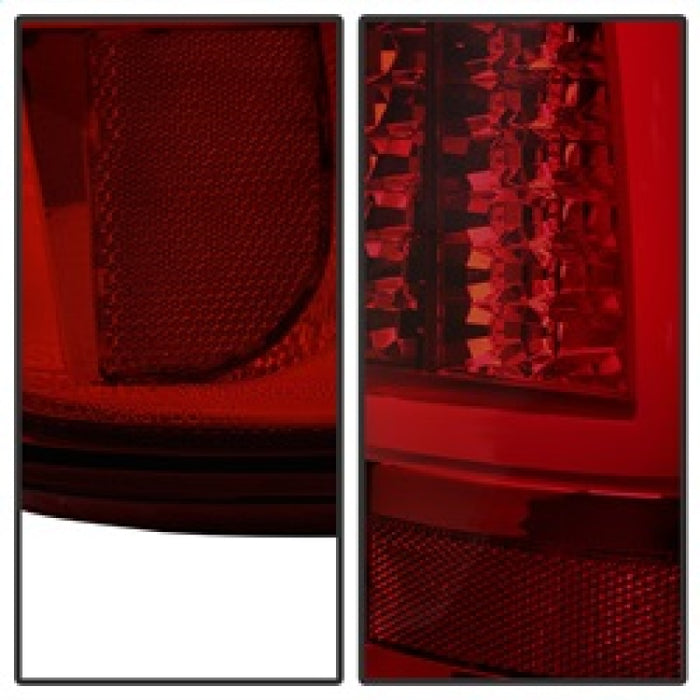 Feux arrière à LED Spyder Chevy Silverado 1500/2500 03-06 Version 2 - Fumée rouge ALT-YD-CS03V2-LED-RS