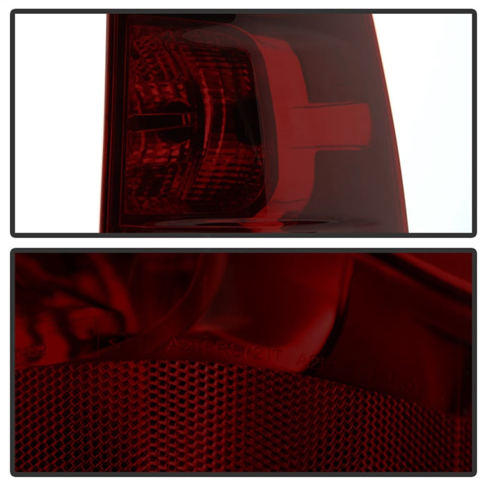 Feux arrière de style OEM Xtune Chevy Suburban 07-13 Rouge fumé ALT-JH-CSUB07-OE-RSM