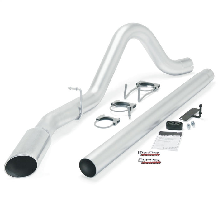 Banks Power 08-10 Ford 6.4L ECSB/CCSB (SWB) Monster Exhaust System - SS Single Exhaust w/ Chrome Tip