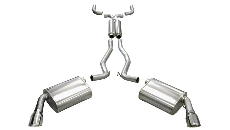 Corsa 10-14 Chevrolet Camaro Coupé SS 6.2L V8 Auto Poli Sport Cat-Back + Échappement XO