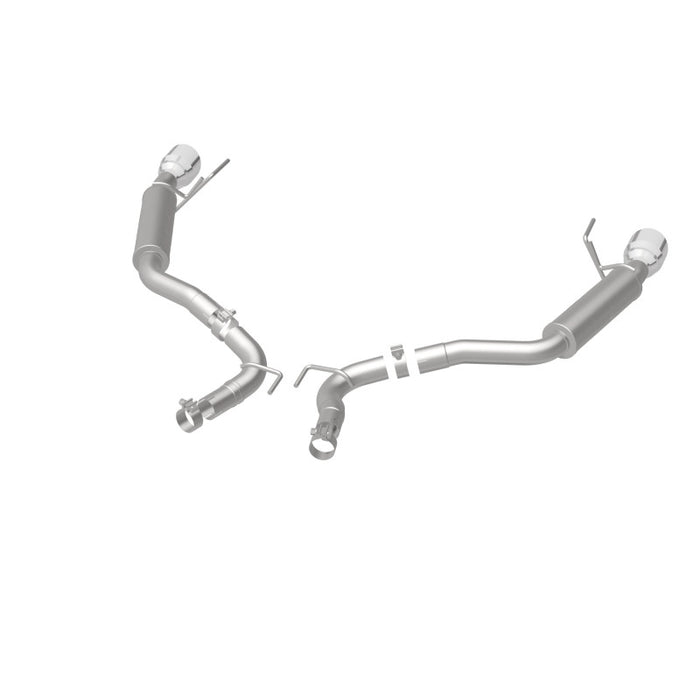 Essieu arrière MagnaFlow, SS, 2,5 po, compétition, double polissage fendu, embout de 4,5 po, Ford Mustang Ecoboost 2015