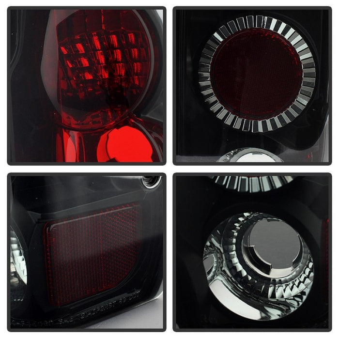 Spyder Ford F150 87-96/Ford Bronco 88-96 Euro Style Tail Lights Black Smoke ALT-YD-FF15089-BSM