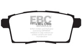 Plaquettes de frein arrière EBC Yellowstuff pour Ford Edge 3.5 2WD 06-08