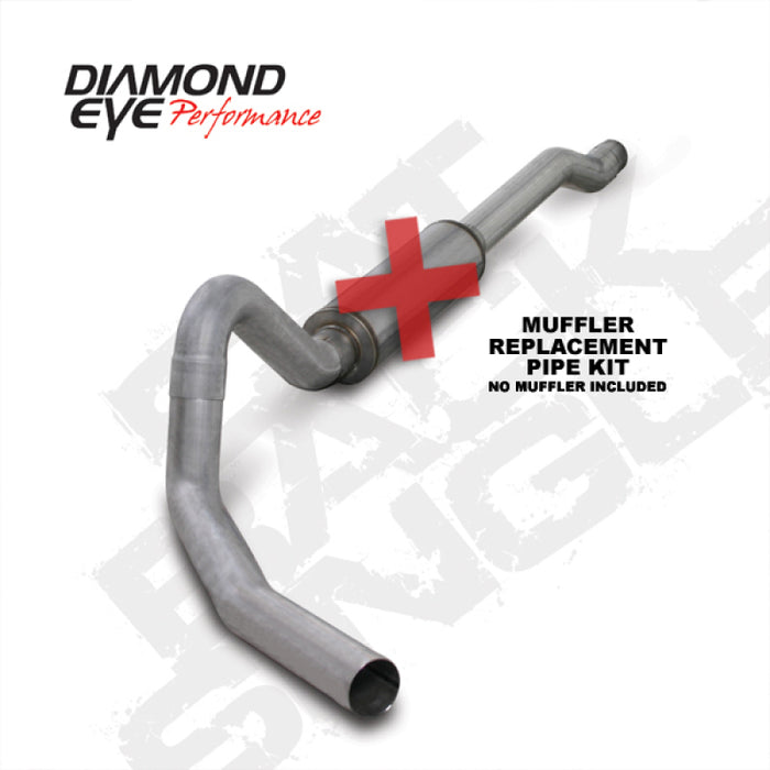 KIT Diamond Eye 4 pouces CB MFLR TUYAU DE RÉPARATION SGL AL : 03-06 FORD 6.0L EXCURSION