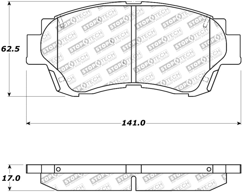 StopTech Street Touring Brake Pads