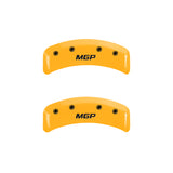 MGP 4 Caliper Covers Engraved Front & Rear MGP Yellow Finish Black Char 1997 Mazda Miata