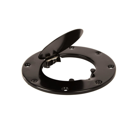 Porte de bouchon de réservoir d'essence non verrouillable noire pour Jeep Wrangler TJ 97-06 Rugged Ridge