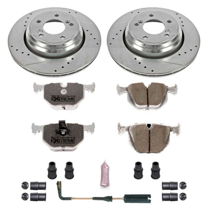 Power Stop 00-03 BMW M5 Rear Z26 Street Warrior Brake Kit