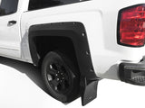 Garde-boue arrière Bushwacker 14-18 Chevrolet Silverado 1500 Trail Armor (convient aux élargisseurs de style poche)