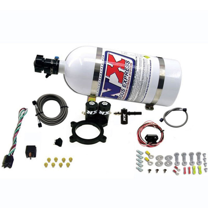 Kit de plaque nitreuse pour camion GM 5,3 L Nitrous Express 2014+ (50-250 CV) avec bouteille de 10 lb