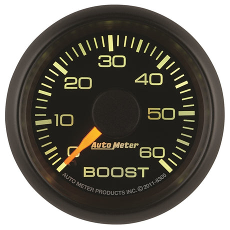 Jauge de suralimentation mécanique 0-60 PSI de 52,4 mm d'Autometer Factory Match