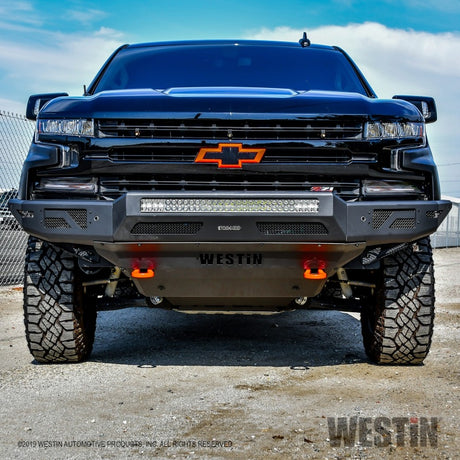 Pare-chocs avant Westin 19-21 Chevrolet Silverado 1500 Pro-Mod - Tex. Blk
