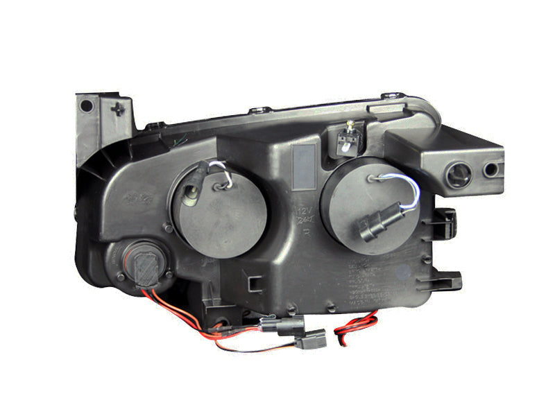 Phares de projecteur ANZO 2006-2010 Dodge Charger avec halo chromé