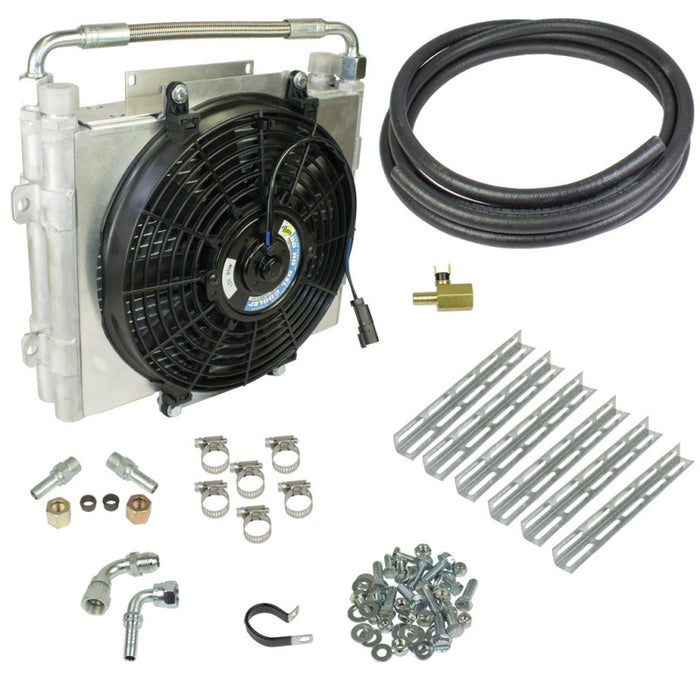 Kit de refroidisseur de transmission à double étage BD Diesel Xtrude - Tube universel 1/2 po