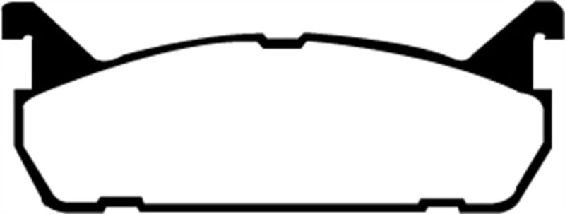 Plaquettes de frein arrière EBC 91-96 Ford Escort 1.8 Redstuff