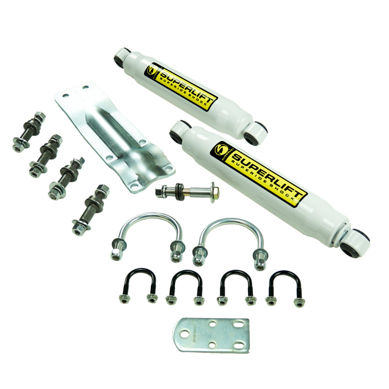 Kit de stabilisateur de direction double à essieu solide pour véhicules 4 roues motrices Superlift 73-91 GM 1/2 et 3/4 tonne