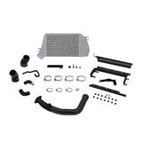 Kit de refroidisseur intermédiaire à montage supérieur Mishimoto pour Subaru WRX 2015 - Refroidisseur poli et tuyaux noirs
