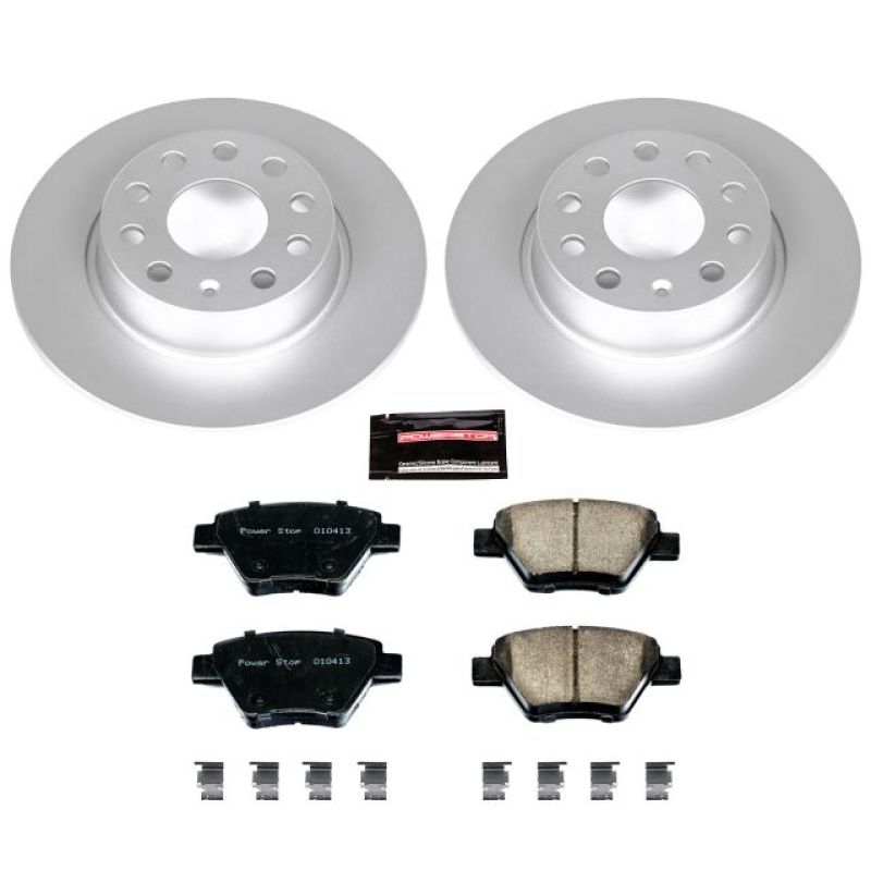 Kit de freins arrière Power Stop 10-12 Audi A3 Z23 Evolution Sport avec revêtement