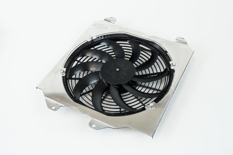 Carénage de ventilateur tout aluminium CSF 92-00 Honda Civic avec ventilateur SPAL de 12 pouces