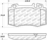 Plaquettes de frein avant StopTech Performance 94-12/96 Maserati / Mercedes Benz Série C/E/ML/S/SL