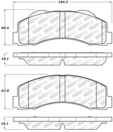 StopTech Street Select Brake Pads - Front/Rear